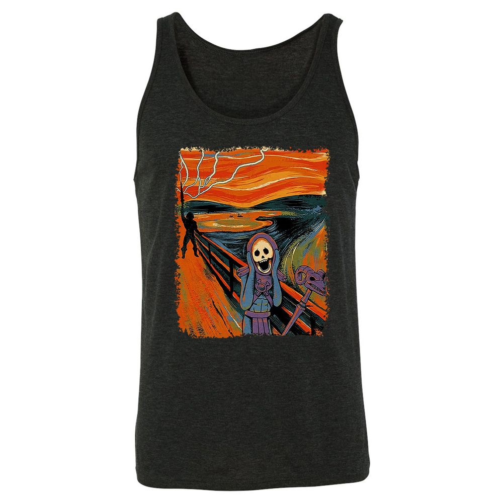 Unisex Jersey Tank - XFTAQSXU - Charcoal Black Triblend - 5
