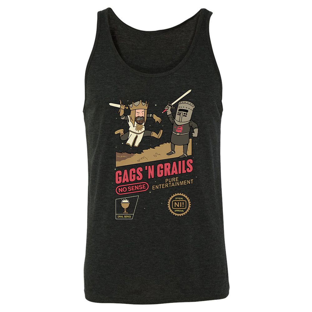 Unisex Jersey Tank - 8G68HNUN - Charcoal Black Triblend - 5