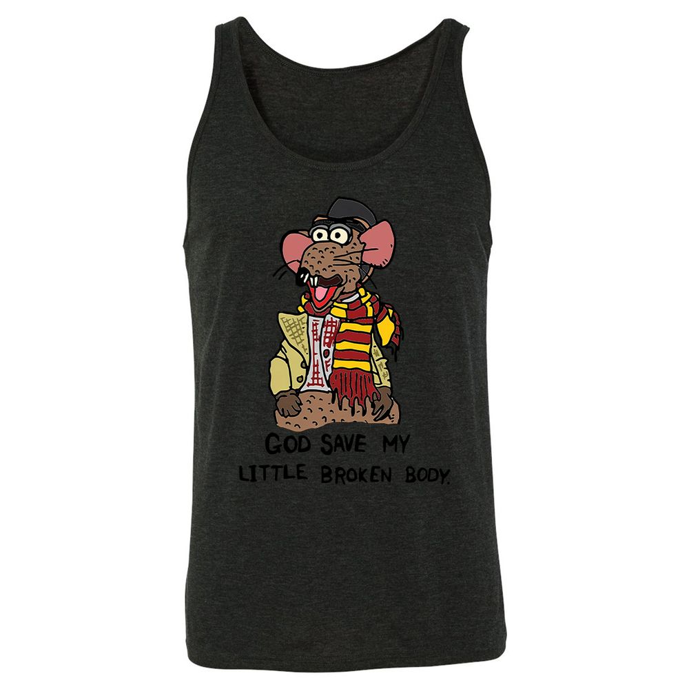 Unisex Jersey Tank - UPKRKM9L - Charcoal Black Triblend - 5