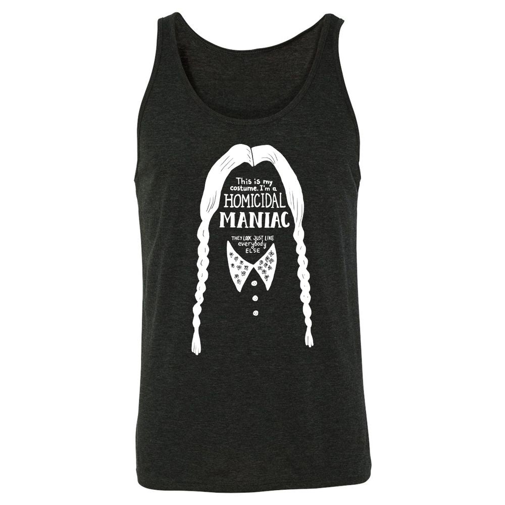 Unisex Jersey Tank - U86K82BP - Charcoal Black Triblend - 5