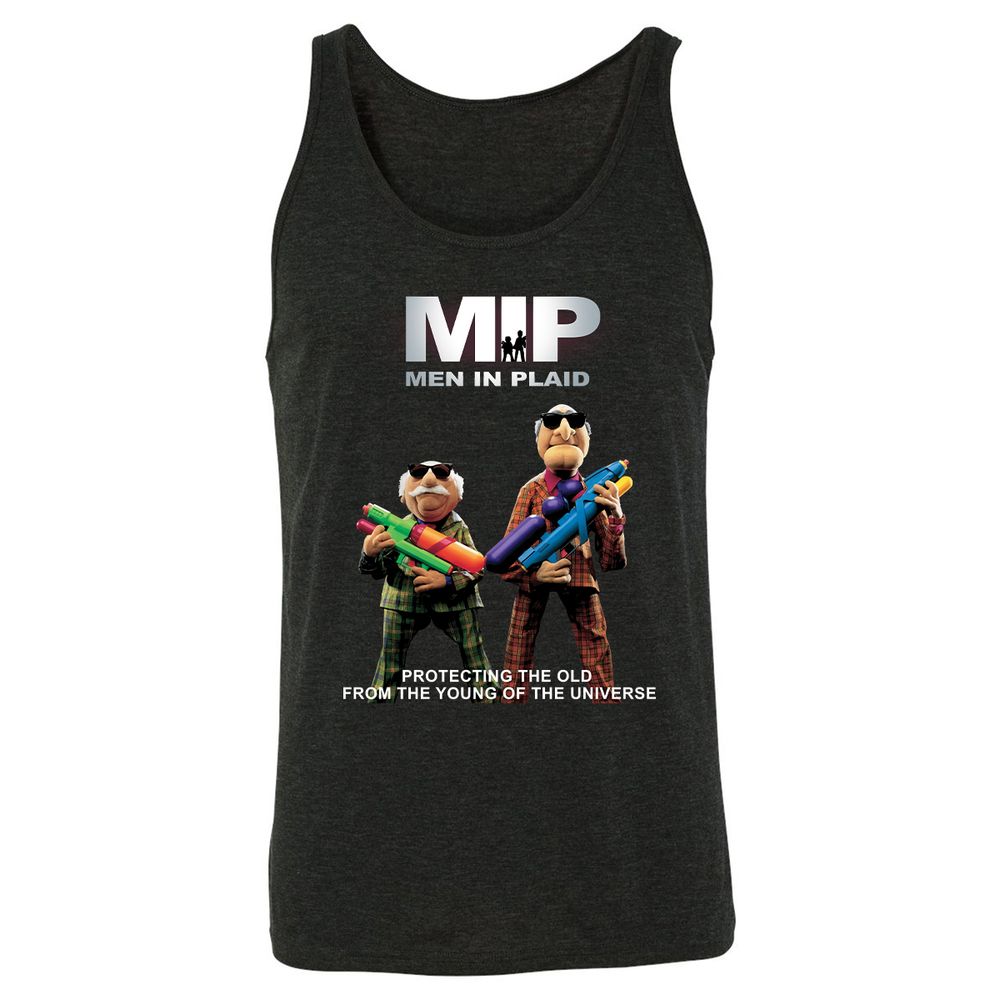 Unisex Jersey Tank - UWVT1Y8B - Charcoal Black Triblend - 5