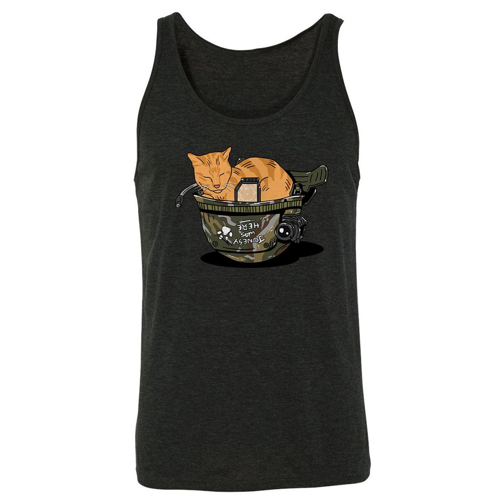 Unisex Jersey Tank - E9SQGK1B - Charcoal Black Triblend - 5