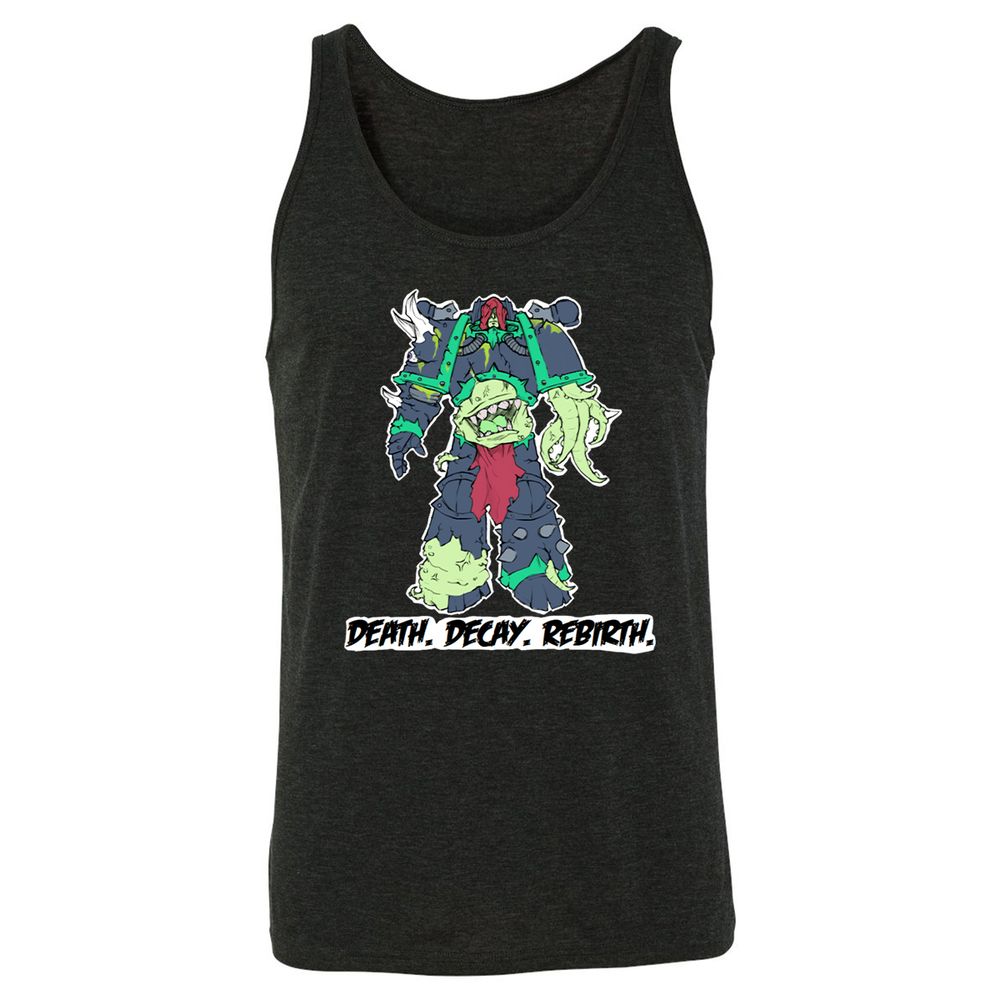 Unisex Jersey Tank - CZUK61FB - Charcoal Black Triblend - 5