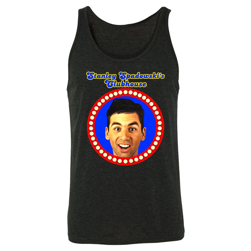 Unisex Jersey Tank - 1VP15WJX - Charcoal Black Triblend - 5