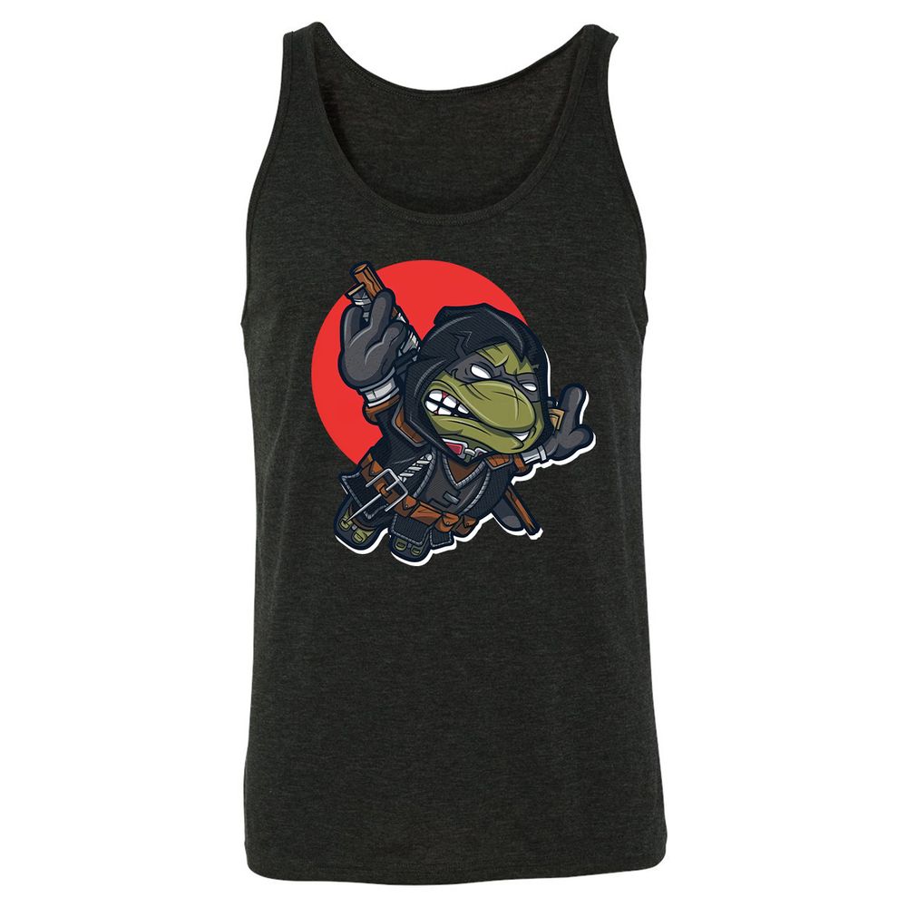 Unisex Jersey Tank - T6BLJJ9J - Charcoal Black Triblend - 5