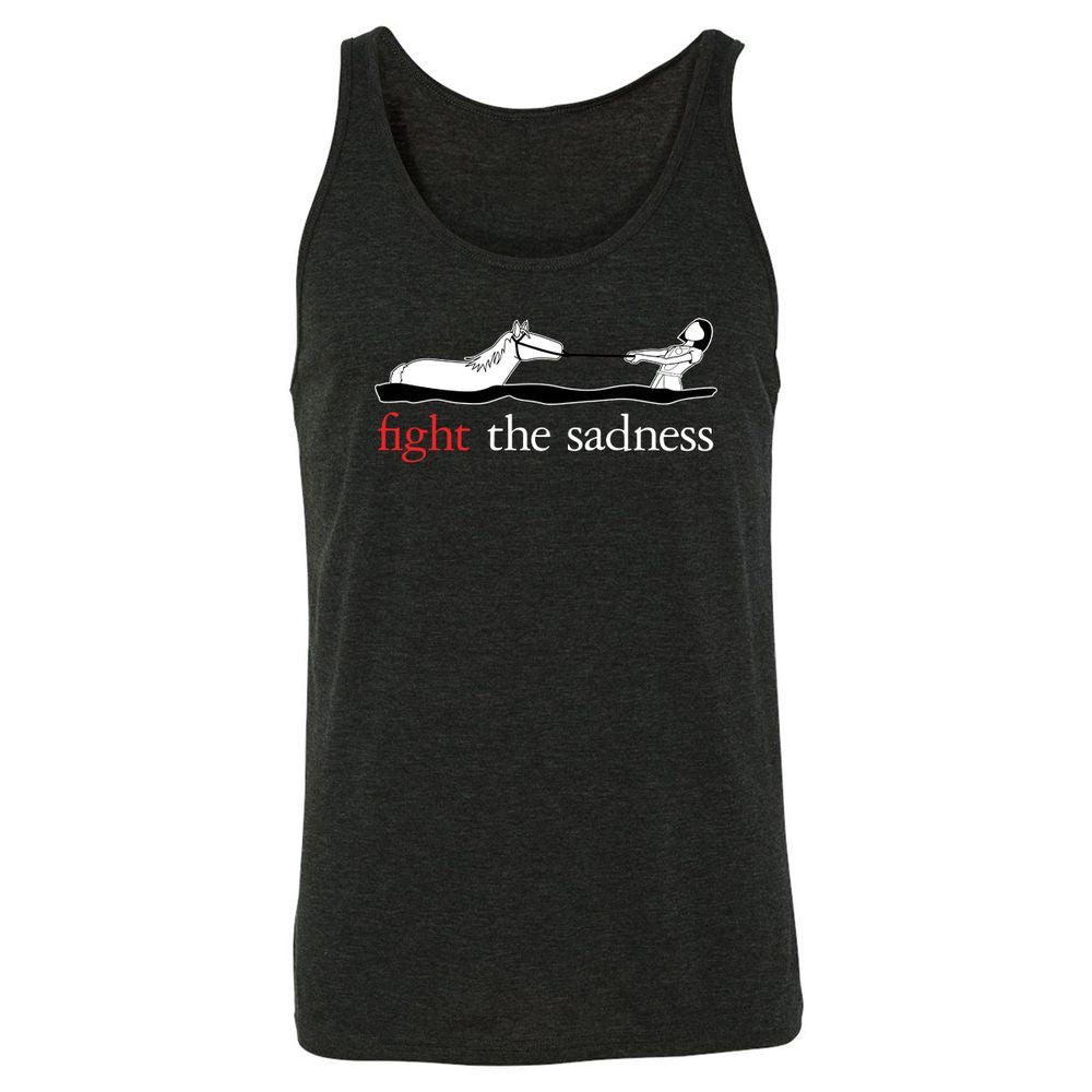Unisex Jersey Tank - D9SRMH8J - Charcoal Black Triblend - 5