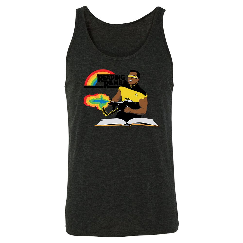 Unisex Jersey Tank - EU4RNVKH - Charcoal Black Triblend - 5