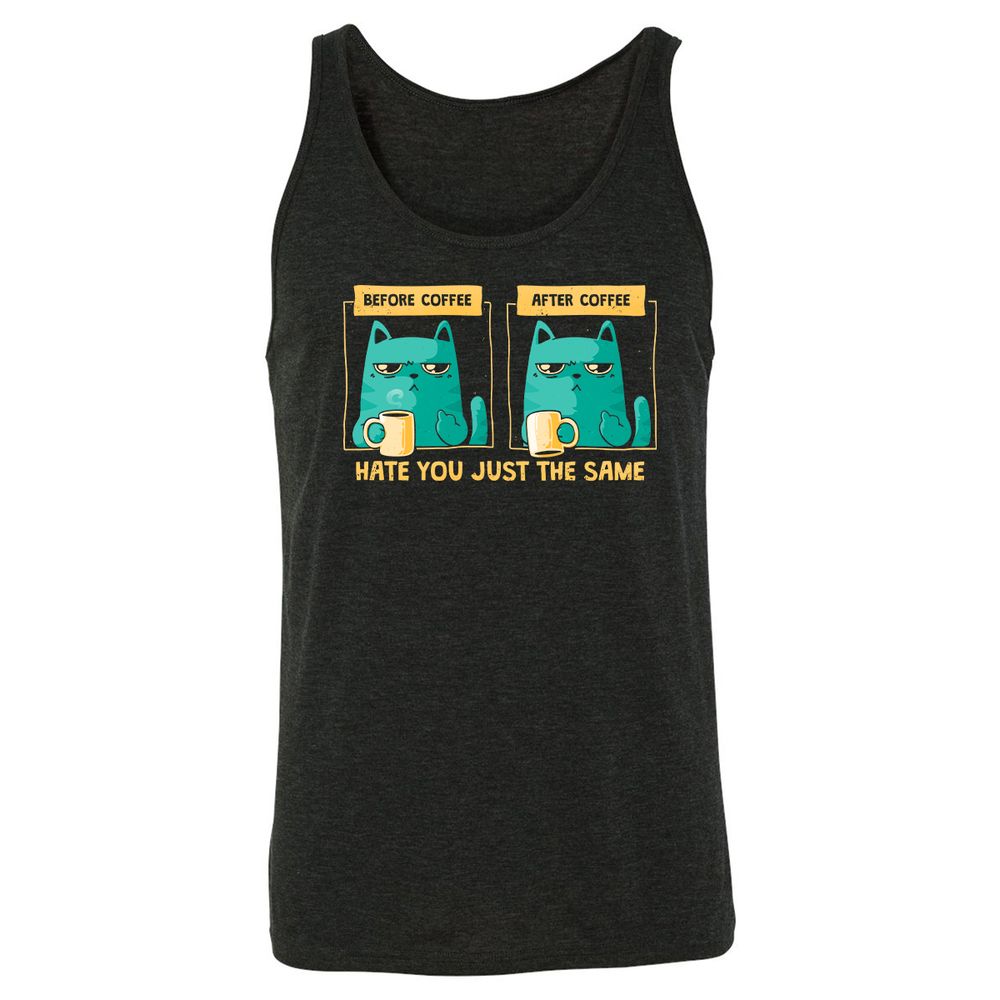 Unisex Jersey Tank - 2T1BRBCG - Charcoal Black Triblend - 5