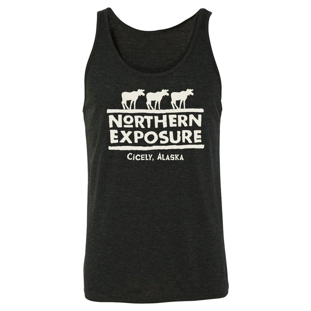 Unisex Jersey Tank - SHBZX7M5 - Charcoal Black Triblend - 5