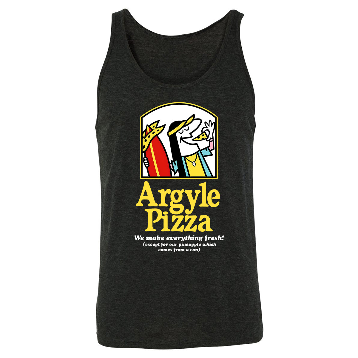 Unisex Jersey Tank - 7G4K4M6L - Charcoal Black Triblend - 5