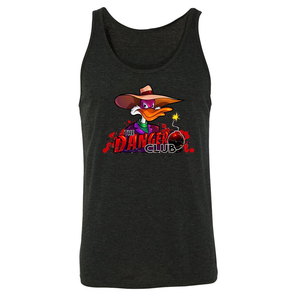 Unisex Jersey Tank - 4J37E98D - Charcoal Black Triblend - 5