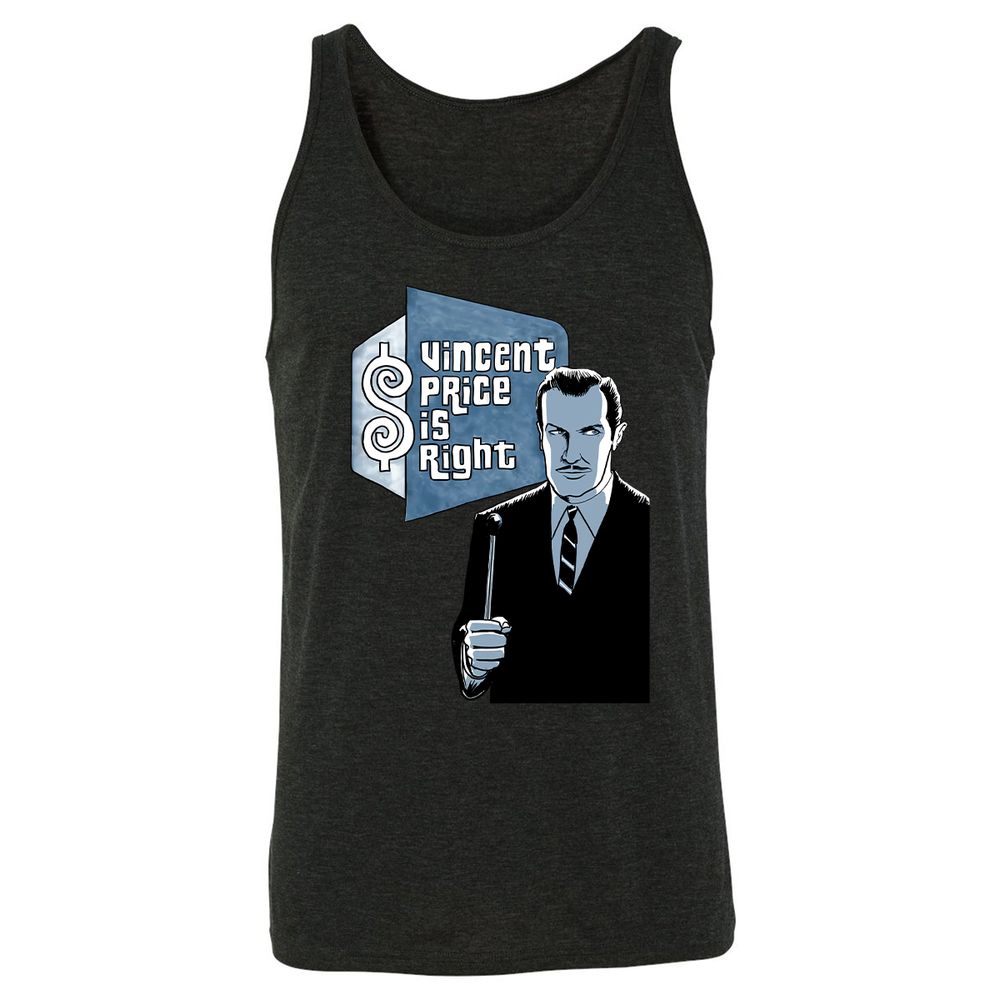 Unisex Jersey Tank - 9WZURKSB - Charcoal Black Triblend - 5