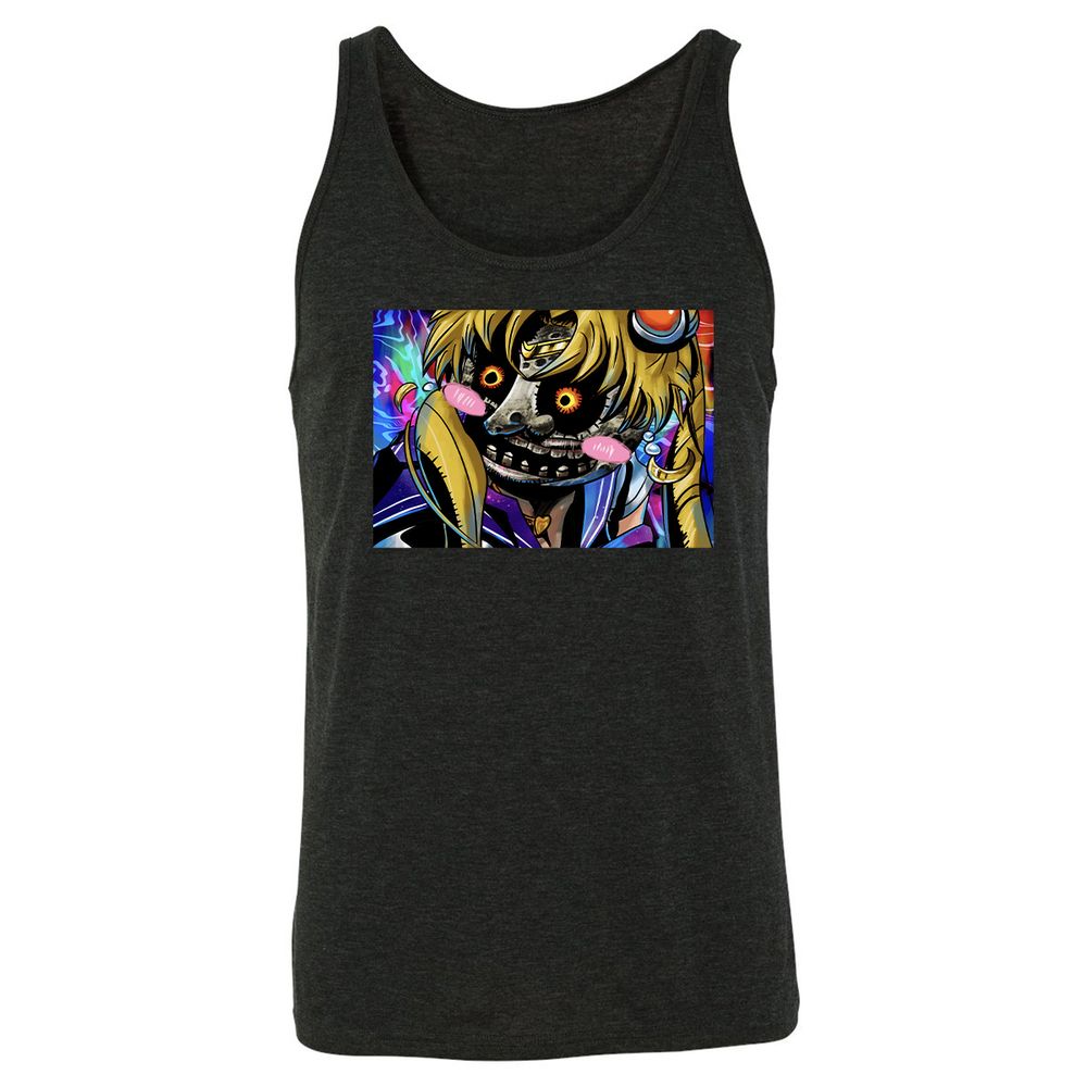 Unisex Jersey Tank - BFGACFJV - Charcoal Black Triblend - 5