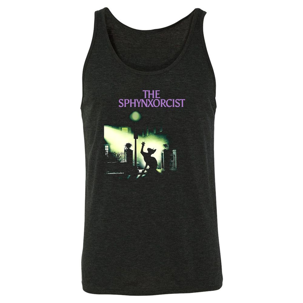 Unisex Jersey Tank - 6R93J9RT - Charcoal Black Triblend - 5