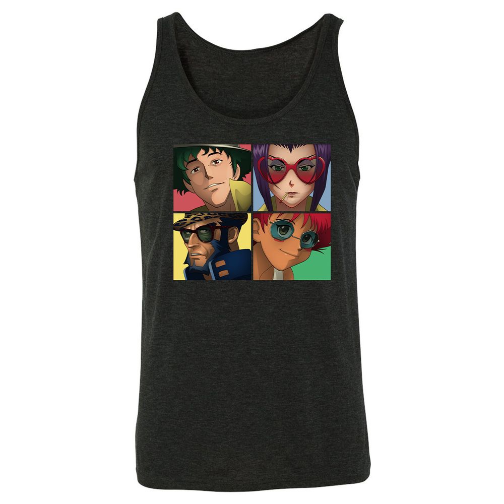 Unisex Jersey Tank - TJ1DN88W - Charcoal Black Triblend - 5