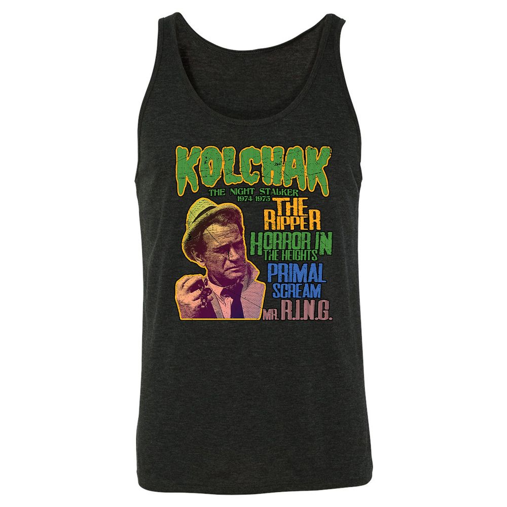 Unisex Jersey Tank - B77T9CAM - Charcoal Black Triblend - 5