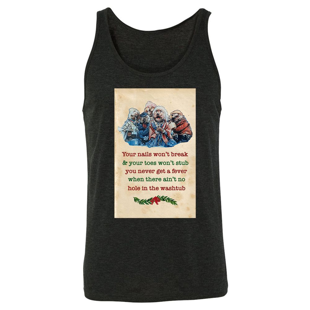 Unisex Jersey Tank - KBKX34VS - Charcoal Black Triblend - 5