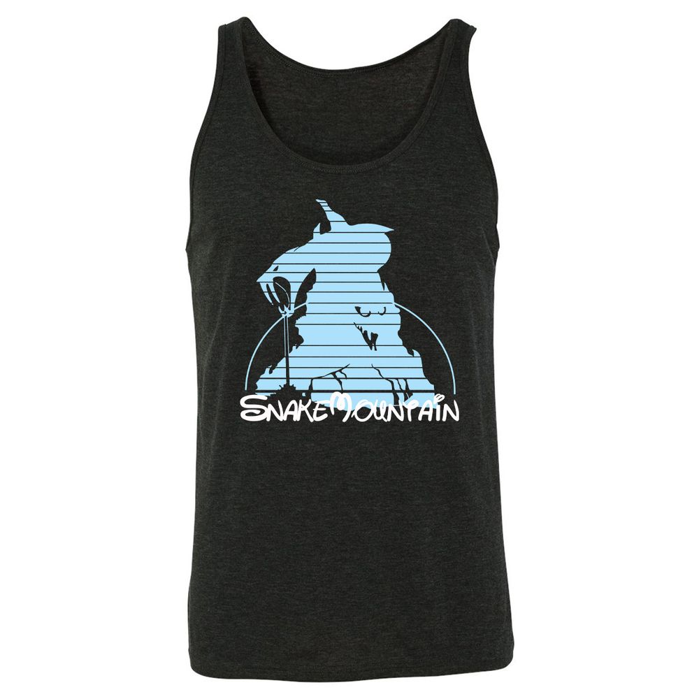 Unisex Jersey Tank - QGHLT5D3 - Charcoal Black Triblend - 5