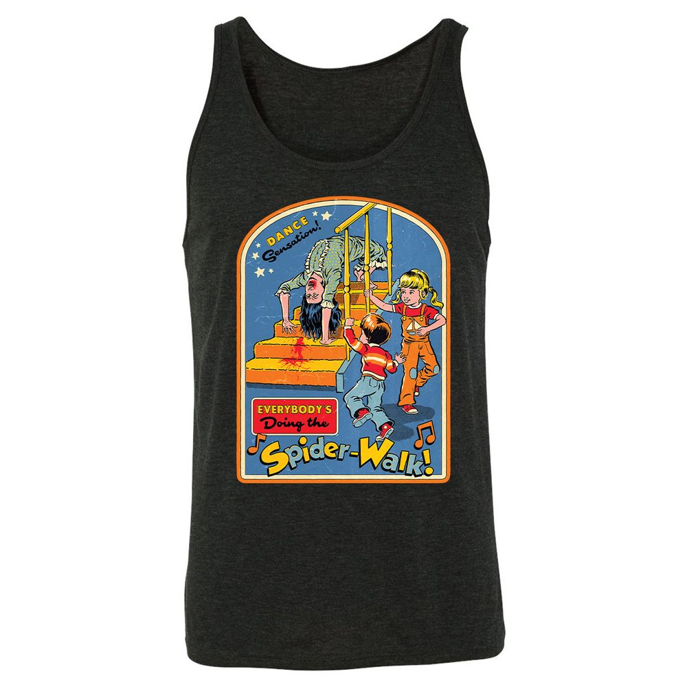 Unisex Jersey Tank - 8A3HXE3Z - Charcoal Black Triblend - 5