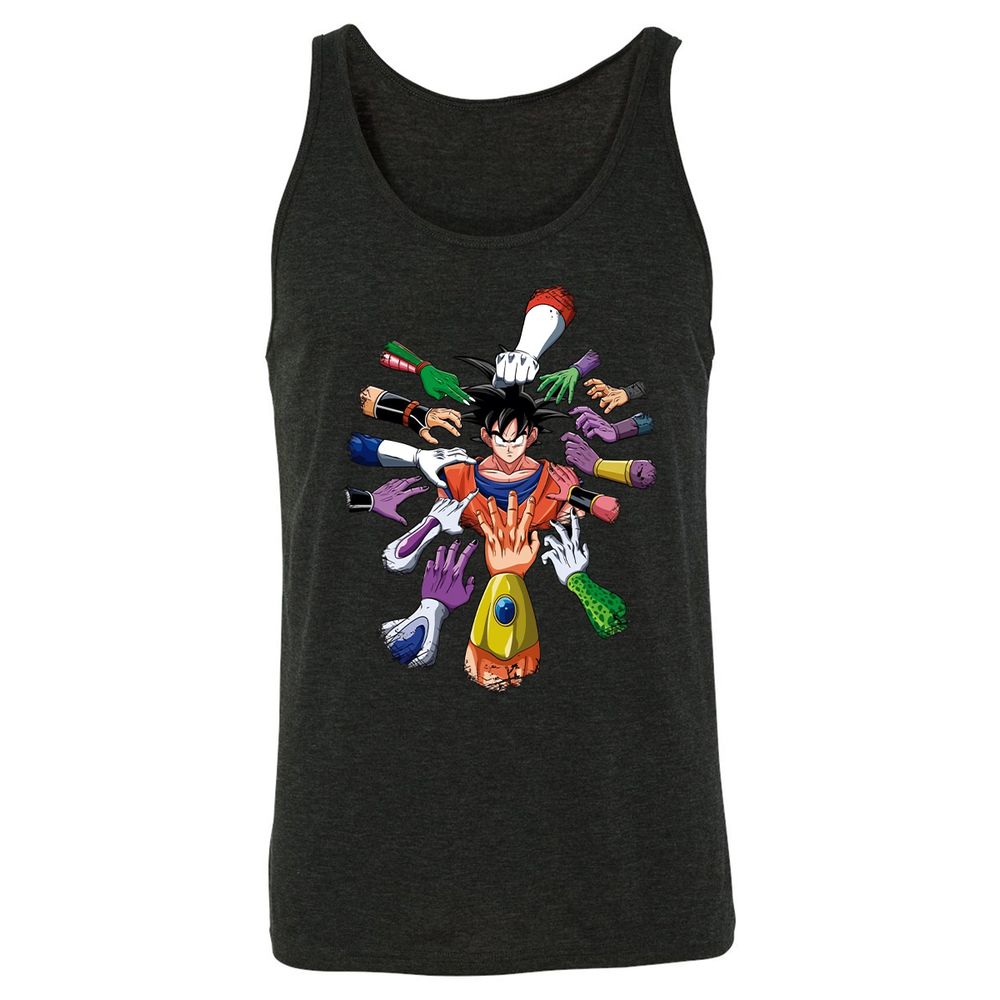 Unisex Jersey Tank - ACTBM738 - Charcoal Black Triblend - 5