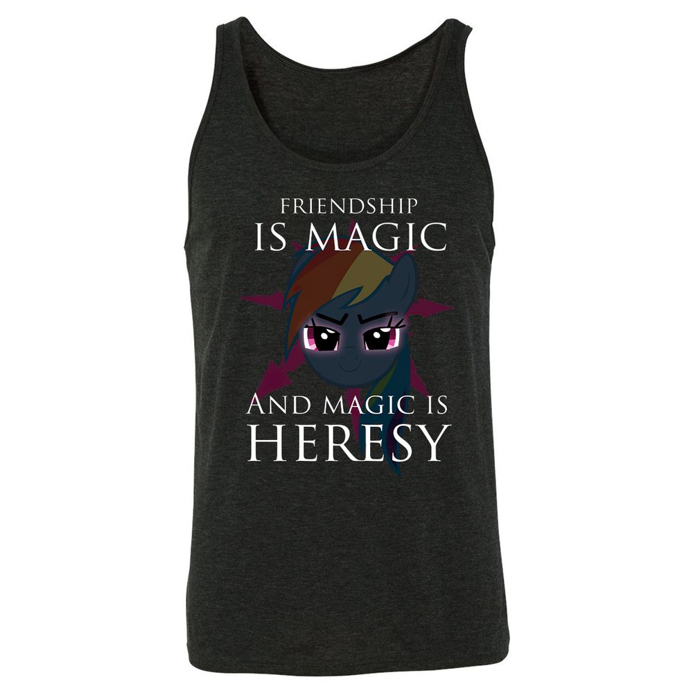 Unisex Jersey Tank - ALADYTPD - Charcoal Black Triblend - 5