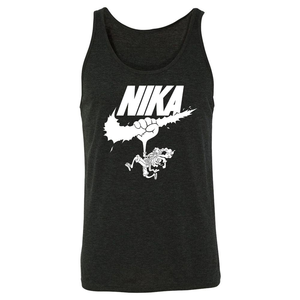 Unisex Jersey Tank - ZSU6WJYL - Charcoal Black Triblend - 5