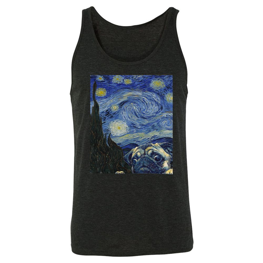 Unisex Jersey Tank - TJ4MQ823 - Charcoal Black Triblend - 5