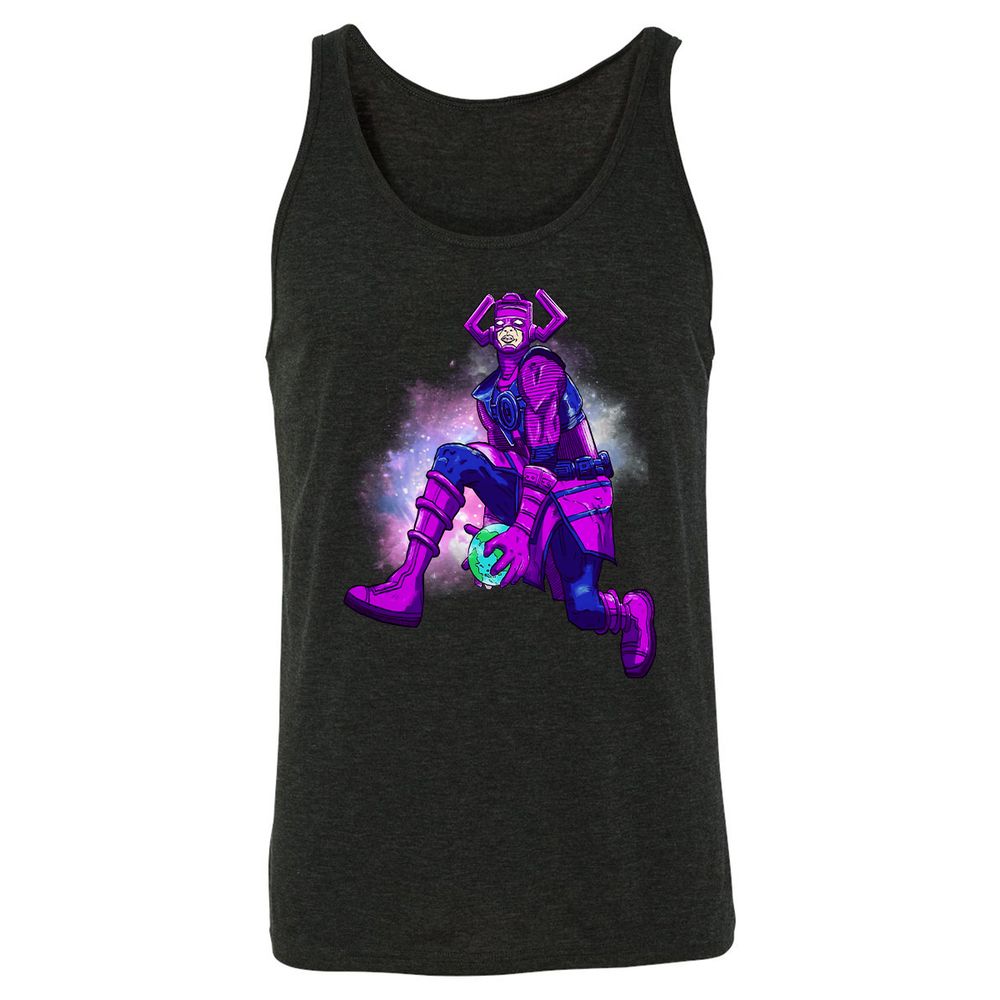 Unisex Jersey Tank - E5DK4QNL - Charcoal Black Triblend - 5