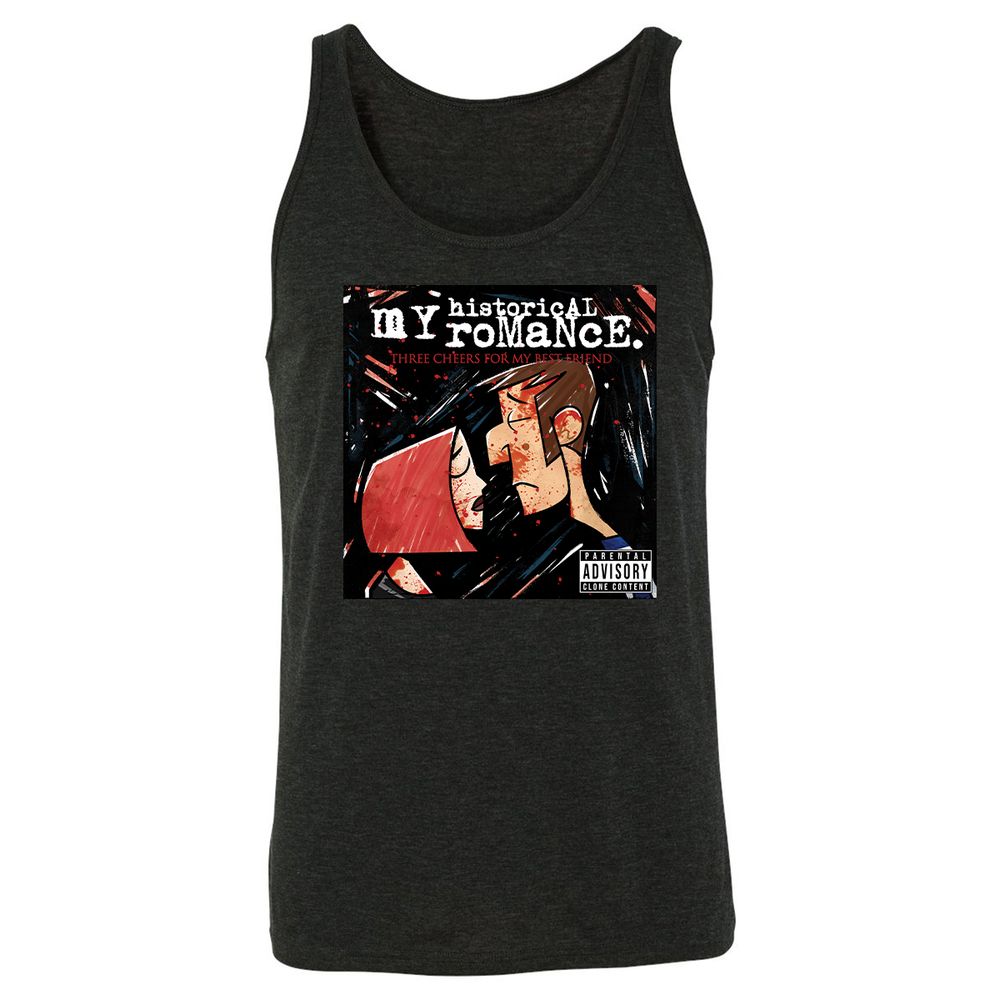 Unisex Jersey Tank - B3GSVNWE - Charcoal Black Triblend - 5