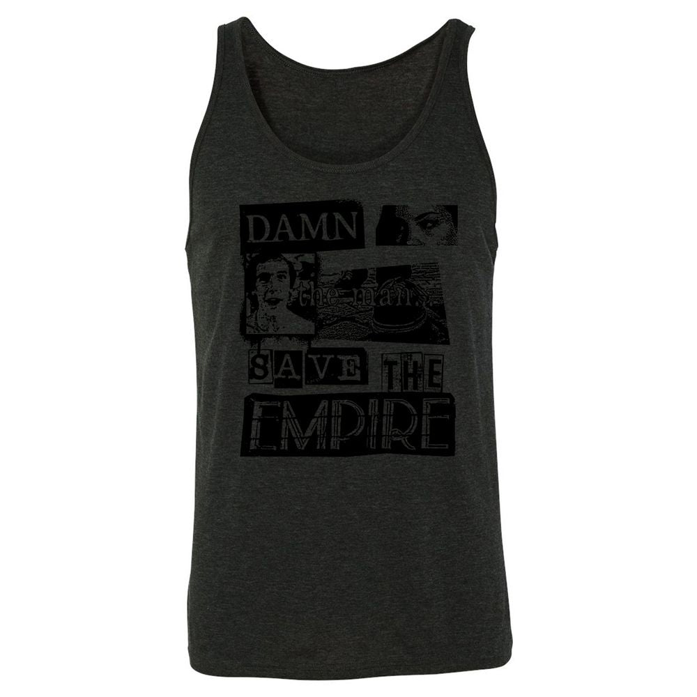 Unisex Jersey Tank - 8KEASX59 - Charcoal Black Triblend - 5