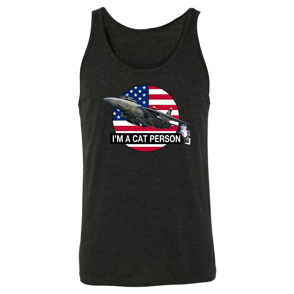 Unisex Jersey Tank - QJNQ5CGZ - Charcoal Black Triblend - 5
