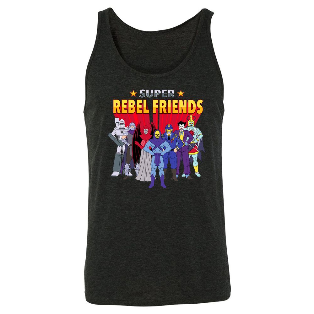 Unisex Jersey Tank - 4V4F5XQ2 - Charcoal Black Triblend - 5