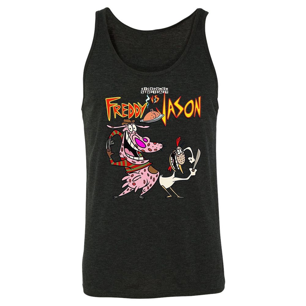 Unisex Jersey Tank - LA7ETQJ3 - Charcoal Black Triblend - 5