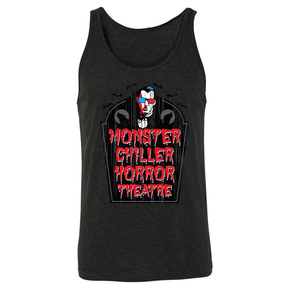 Unisex Jersey Tank - RHKZPHGZ - Charcoal Black Triblend - 5