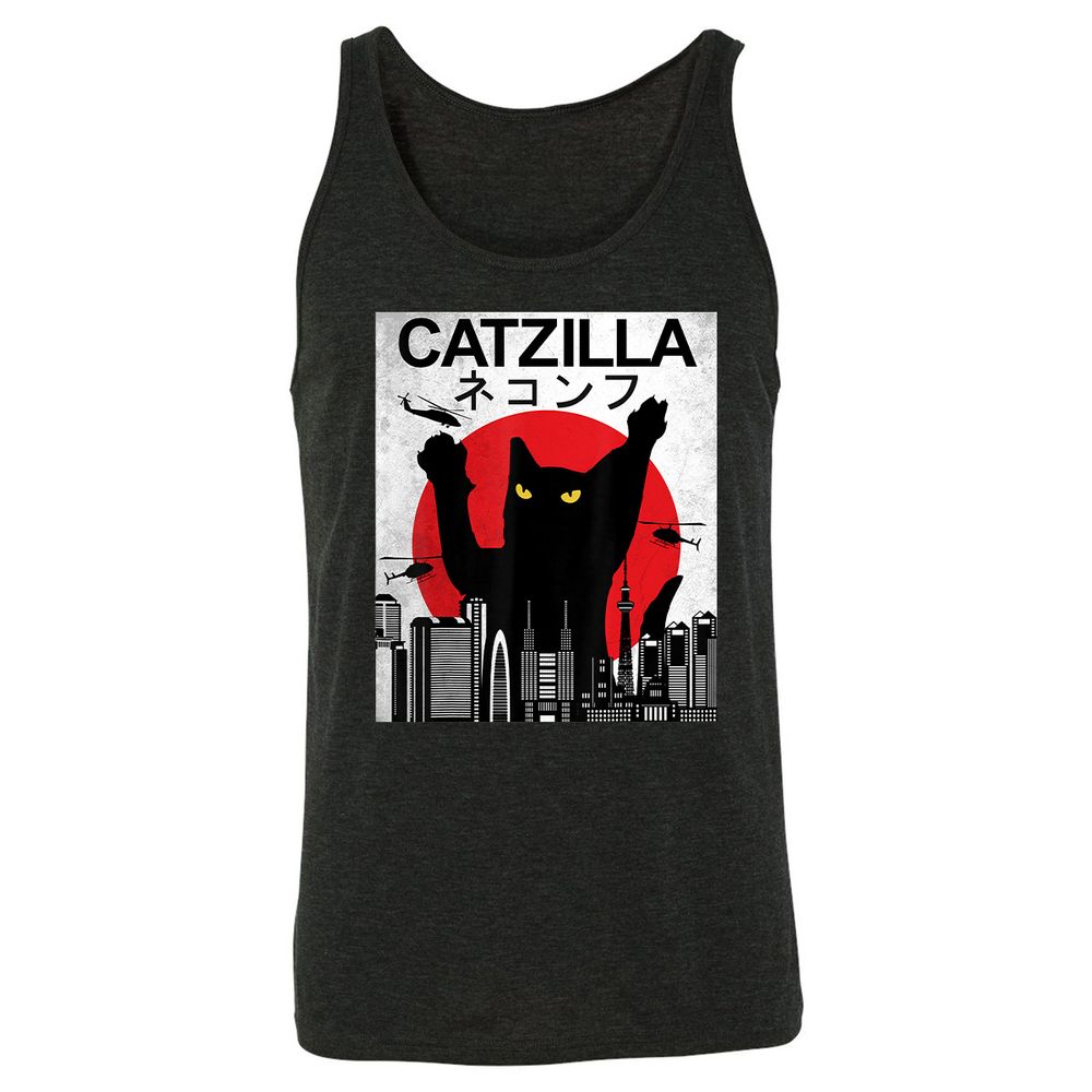 Unisex Jersey Tank - 3NLTUCGA - Charcoal Black Triblend - 5