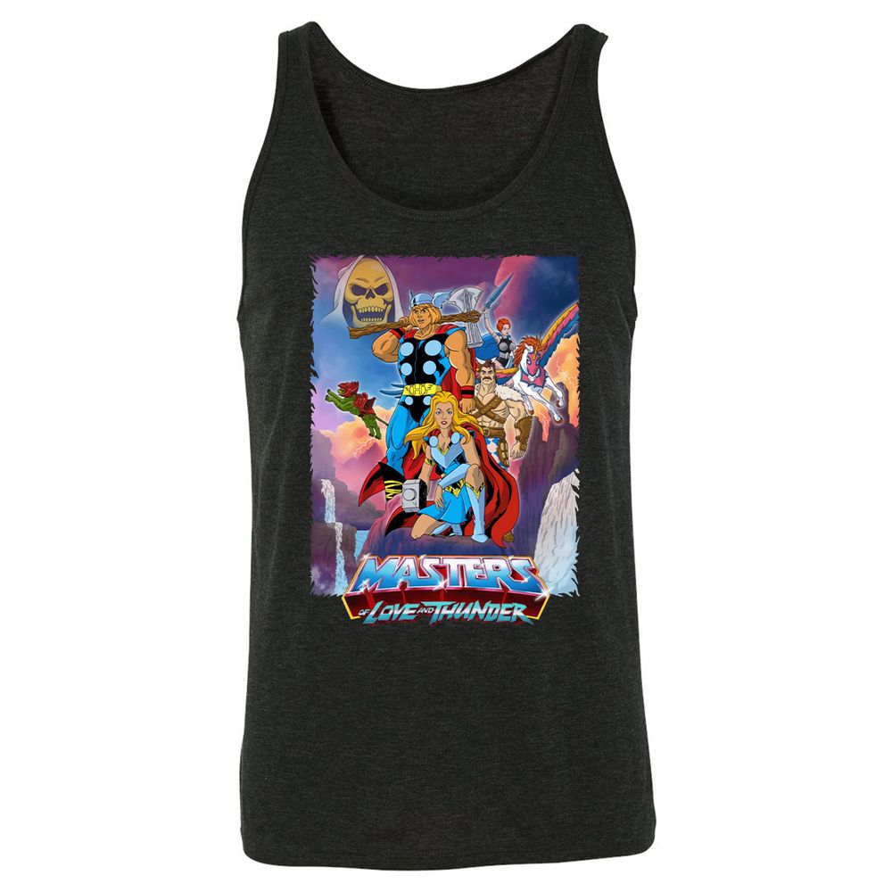 Unisex Jersey Tank - 1D37X3FM - Charcoal Black Triblend - 5