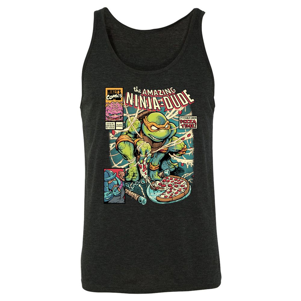 Unisex Jersey Tank - 7NRBESEB - Charcoal Black Triblend - 5