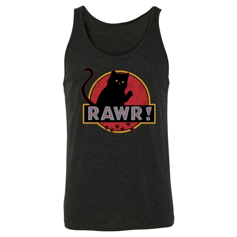 Unisex Jersey Tank - 9HHVL2JK - Charcoal Black Triblend - 5