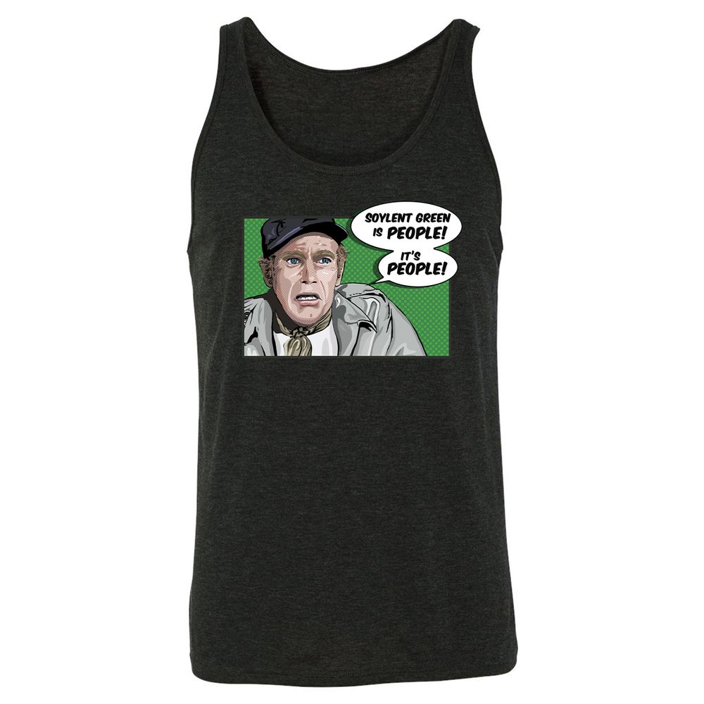 Unisex Jersey Tank - S2ZDXZML - Charcoal Black Triblend - 5