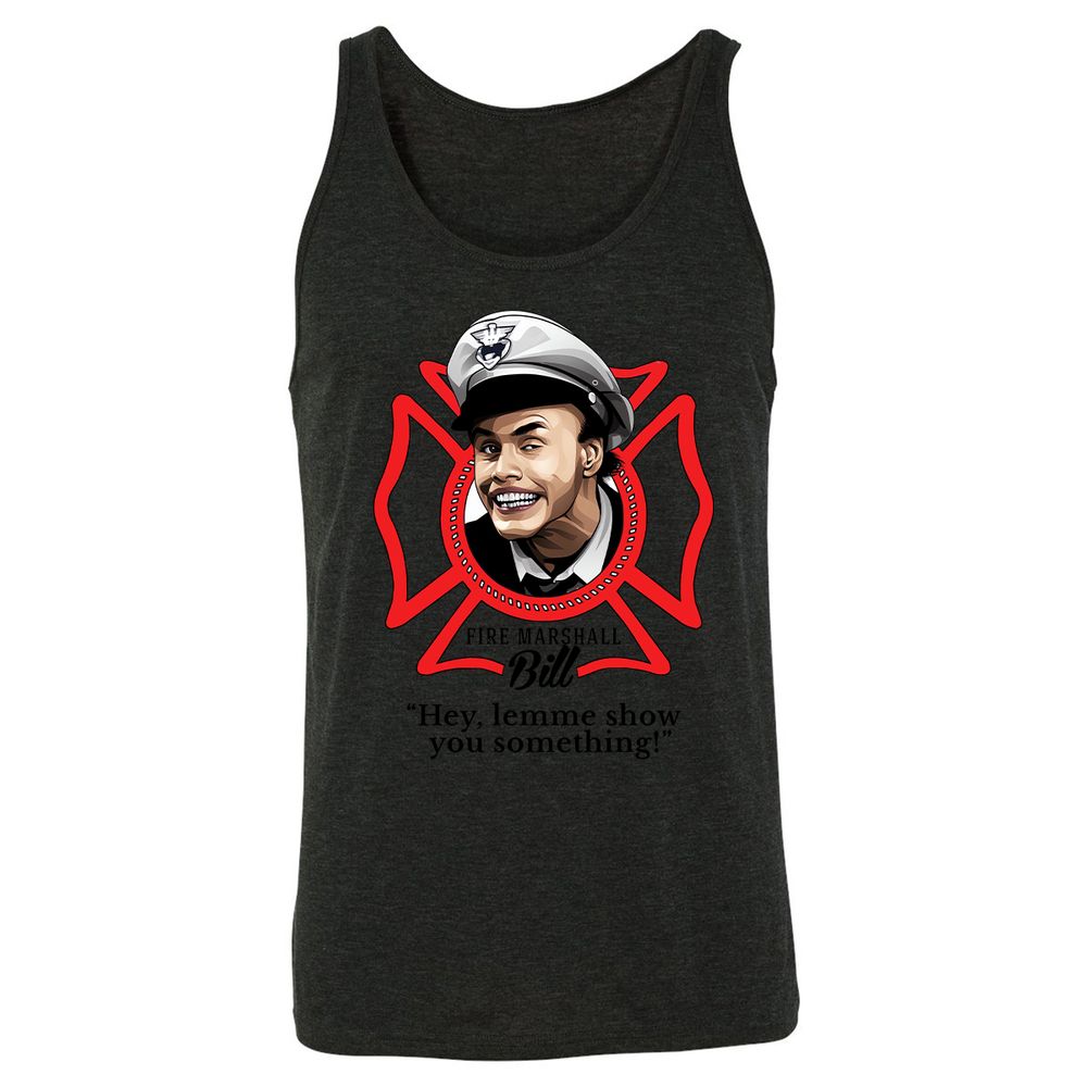 Unisex Jersey Tank - V3QGVTY1 - Charcoal Black Triblend - 5