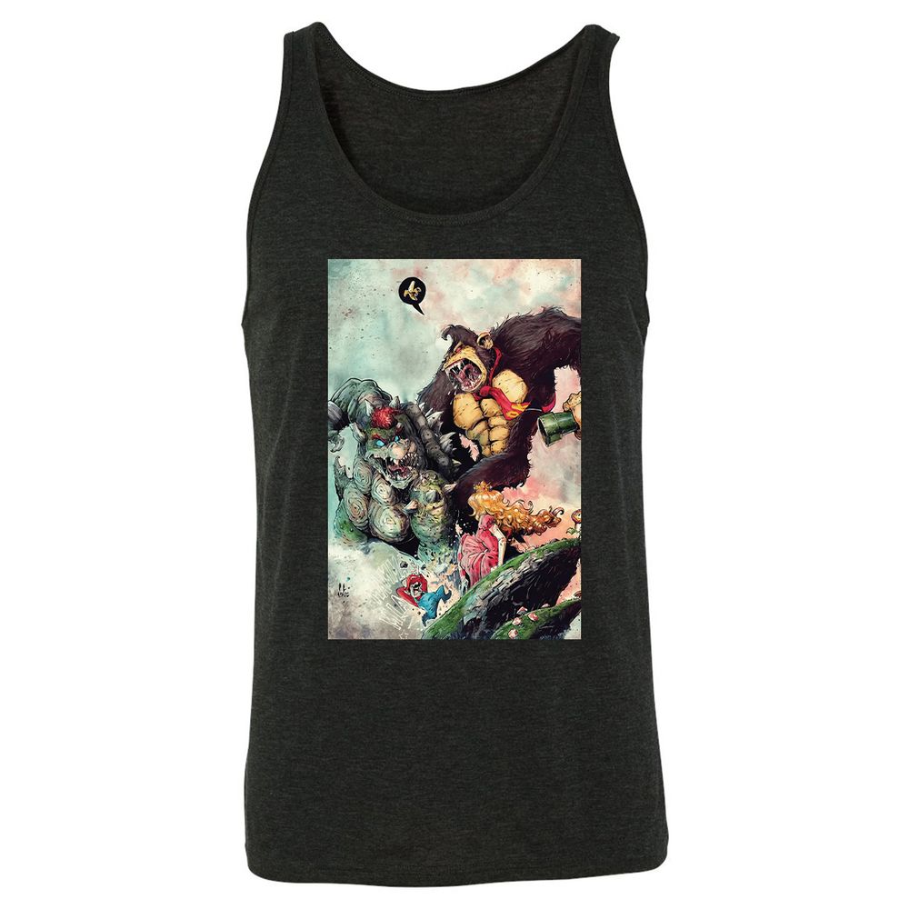 Unisex Jersey Tank - 37AFQHEZ - Charcoal Black Triblend - 5