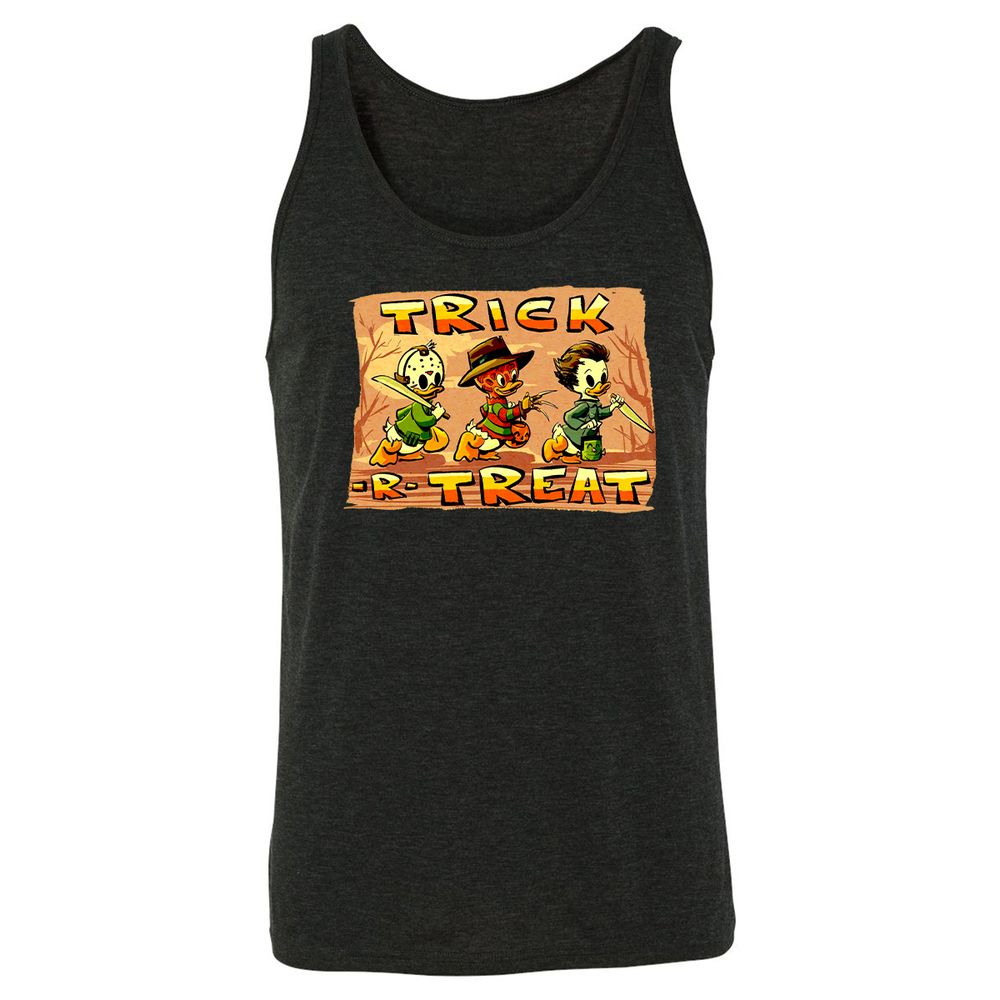 Unisex Jersey Tank - VTUSVCTM - Charcoal Black Triblend - 5