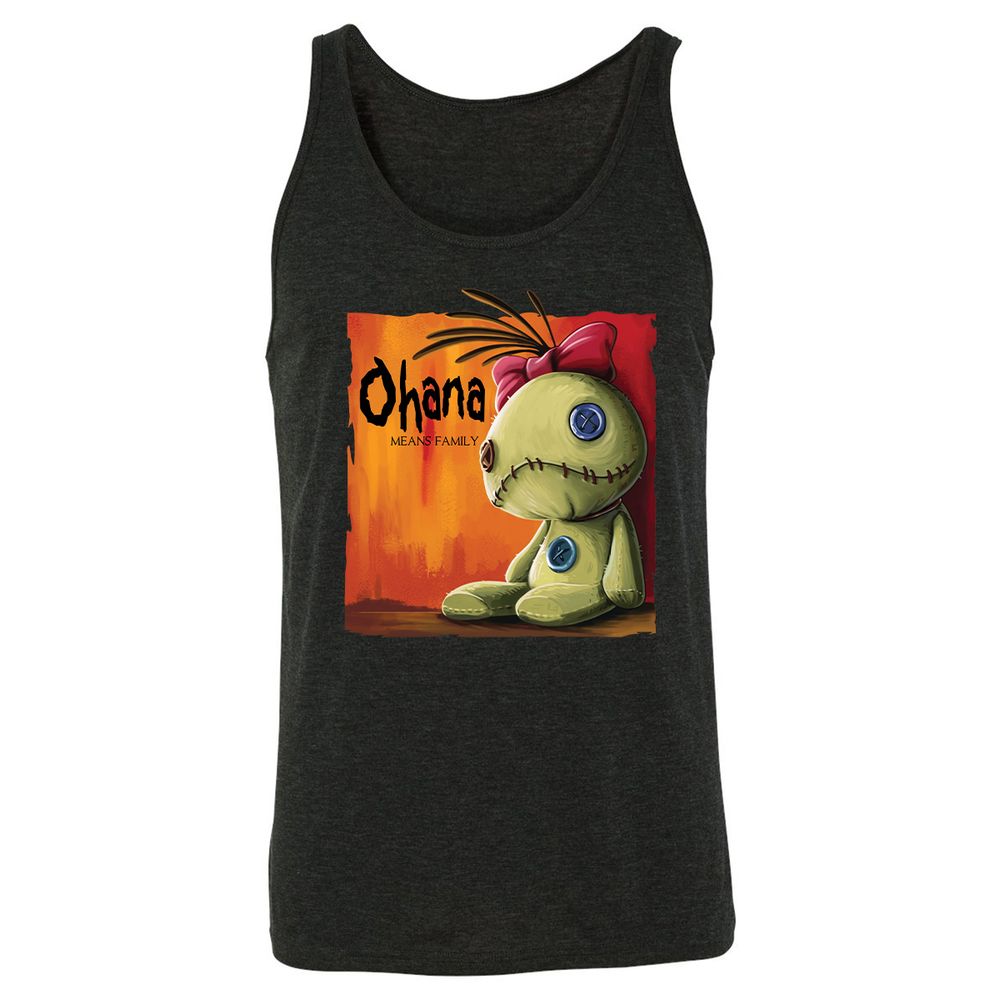 Unisex Jersey Tank - E4YWYMFV - Charcoal Black Triblend - 5