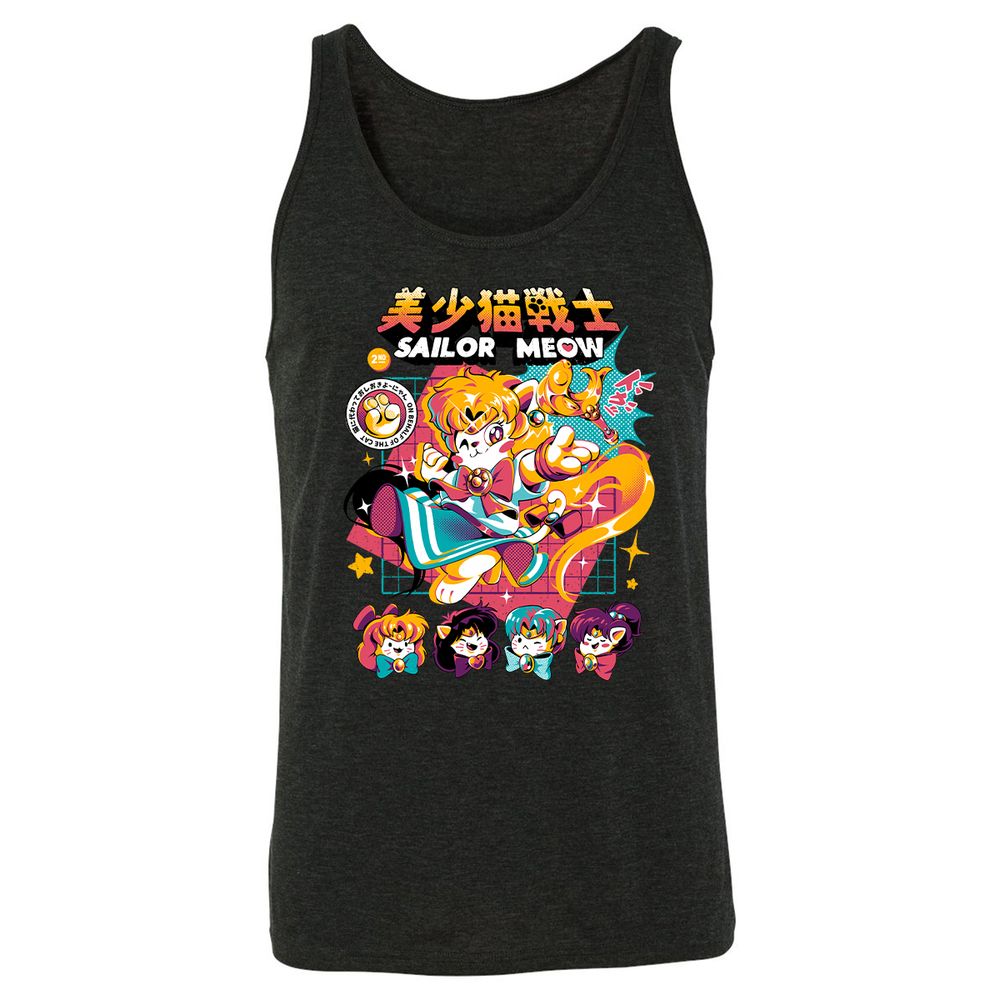 Unisex Jersey Tank - GZBMQU32 - Charcoal Black Triblend - 5