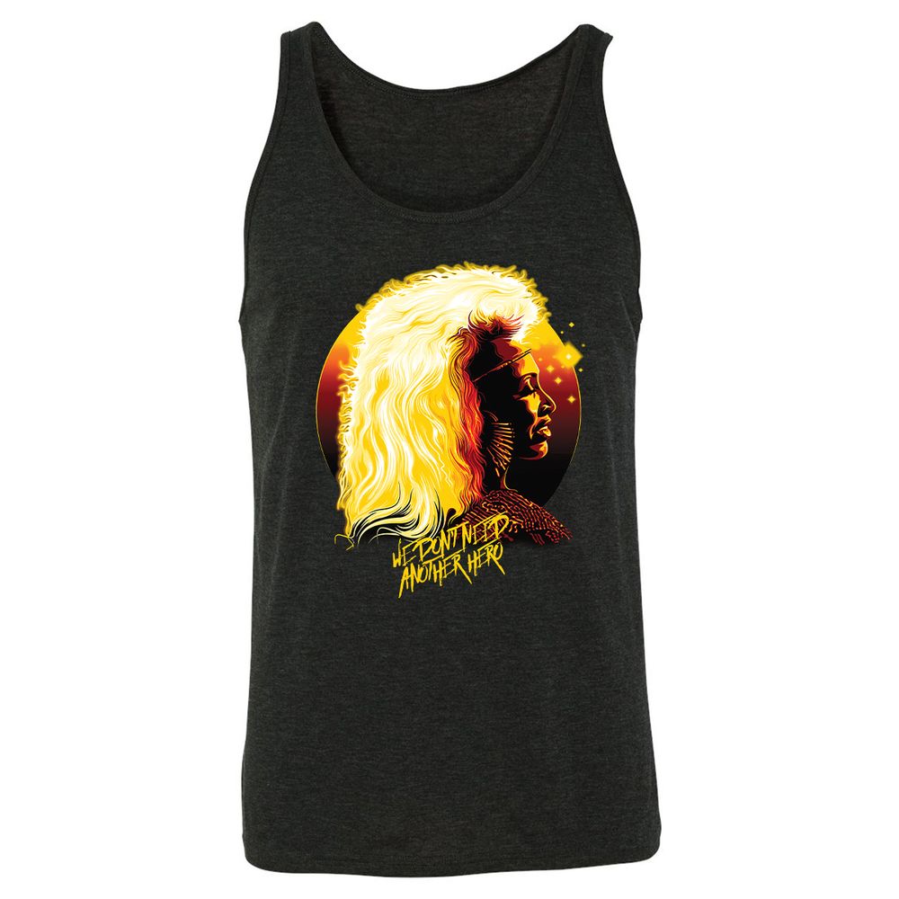 Unisex Jersey Tank - 911THCSQ - Charcoal Black Triblend - 5
