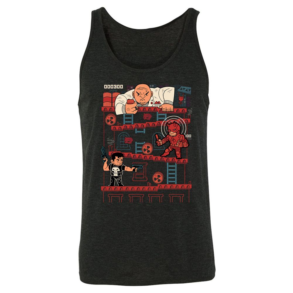 Unisex Jersey Tank - 6BEALYNF - Charcoal Black Triblend - 5