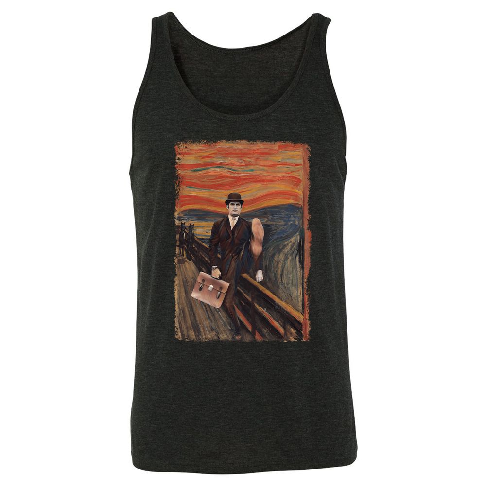 Unisex Jersey Tank - V7JVRZGF - Charcoal Black Triblend - 5