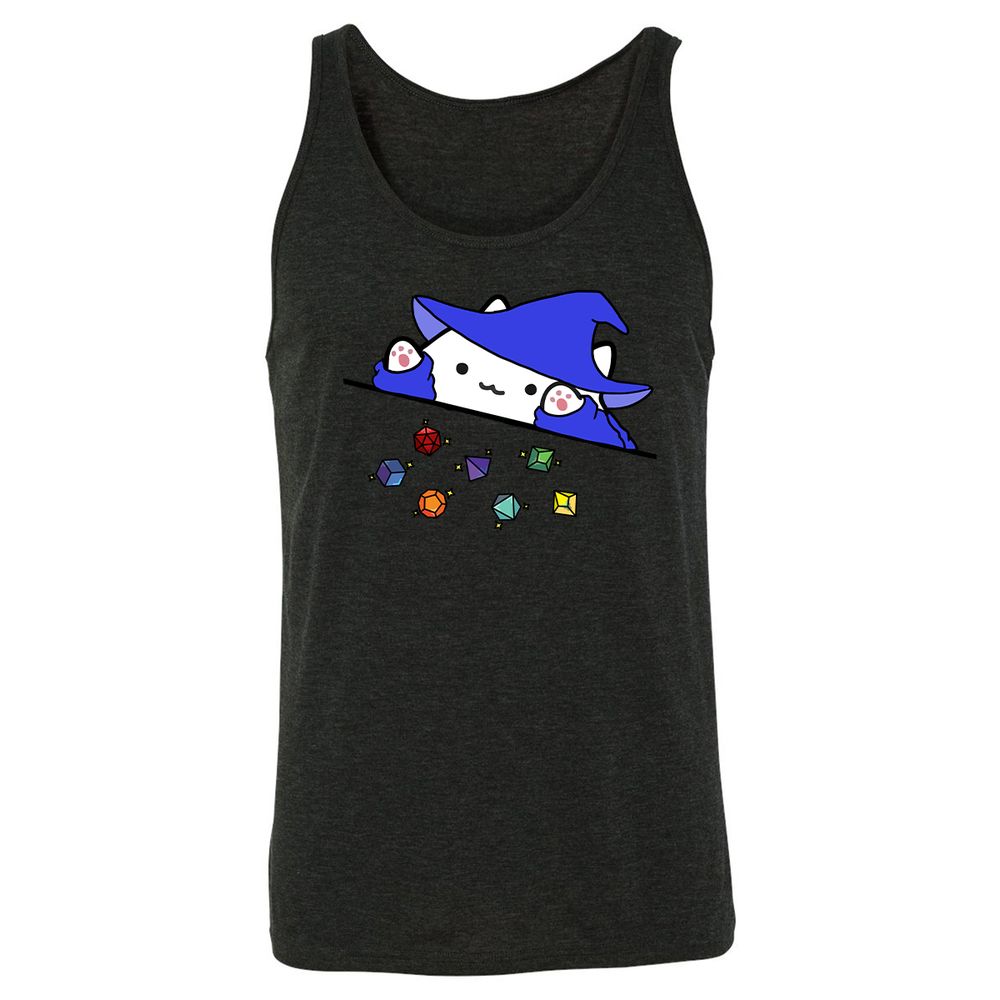 Unisex Jersey Tank - 2V584FNL - Charcoal Black Triblend - 5