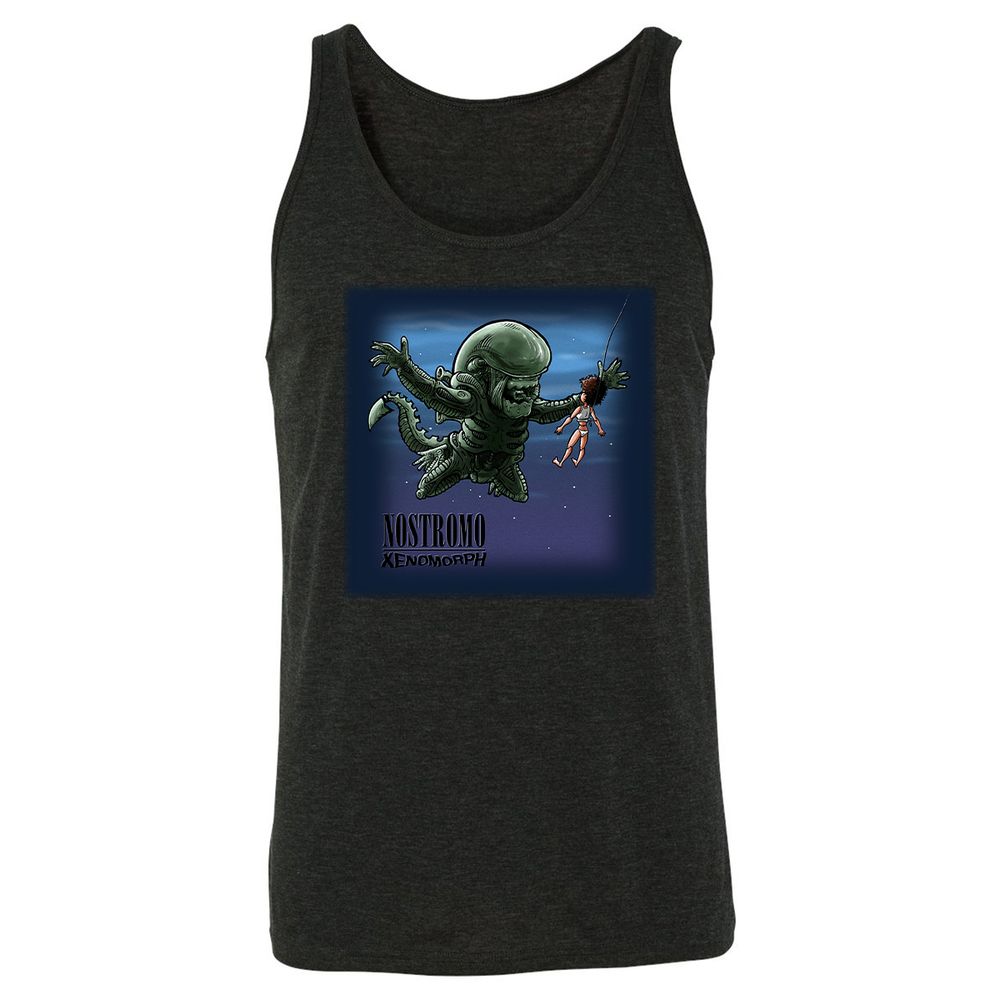 Unisex Jersey Tank - NQLQQJZM - Charcoal Black Triblend - 5