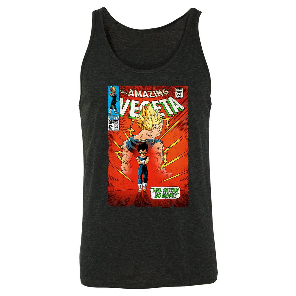 Unisex Jersey Tank - W6UNK4HK - Charcoal Black Triblend - 5